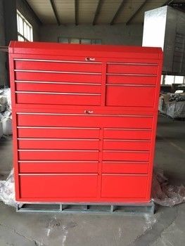 15 Armazém de ferramentas metálicas de gaveta em rodas para armazenamento na garagem da oficina