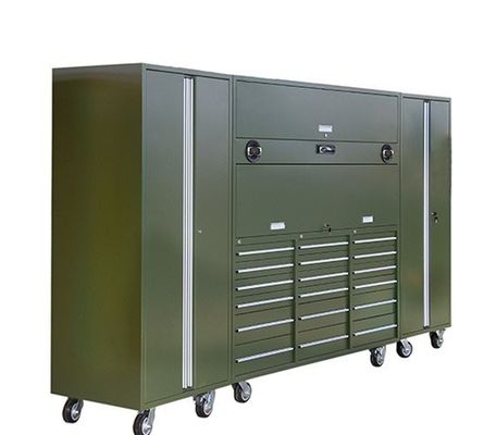 Caixa de carrinho de ferramentas de rolos industriais durável e personalizada para armazenamento de ferramentas automotivas