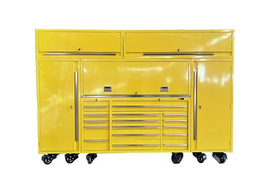 Armário de ferramentas multifunção para uso doméstico com 15 gavetas e design trancável