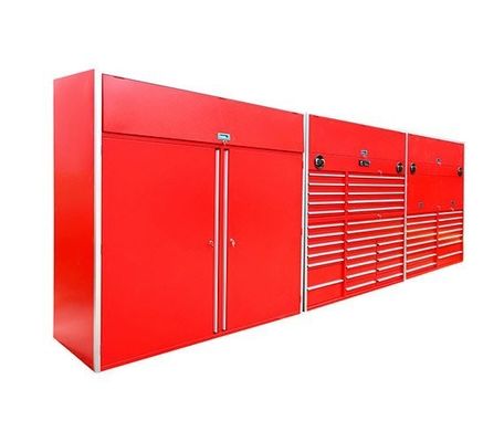 Armário de ferramentas rolantes com alças de alumínio para ferramentas de garagem