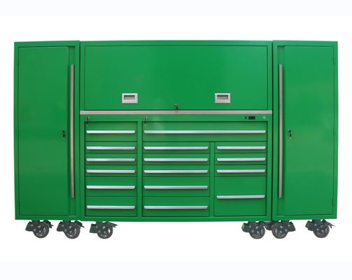 Mecânica Ferramentas de reparação de automóveis Set Box Industrial Ferramentas pesadas Box com rodas e fechadura chave